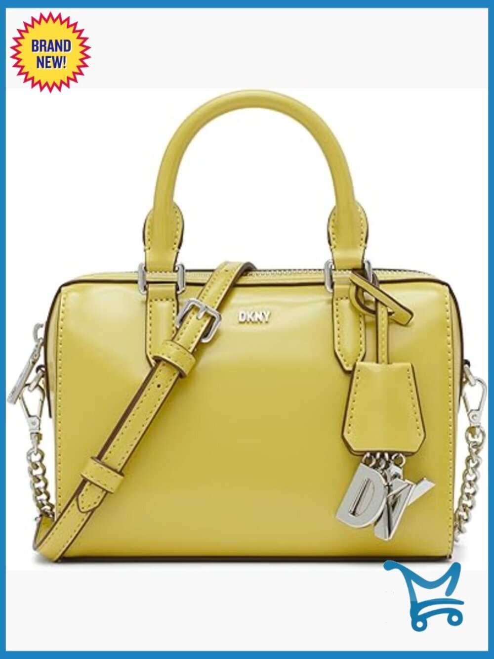 Faux Leather Duffle Bag with Removable Shoulder Strap for Travel
